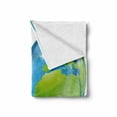 thumbnail image 2 of Earth Soft Flannel Fleece Blanket, Vibrant Globe of Earth in Heart Shape Love the World Care for Environment, Cozy Plush for Indoor and Outdoor Use, 70" x 90", Pale Blue Lime Green, by Ambesonne, 2 of 6