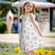 thumbnail image 5 of Fotbe Snowflake Minimalist Vestido de Dormir para Niñas de 3 a 10 Años, Mangas Cortas, Estilo Princesa, Pijama Camisón con Mangas Voladas-Large, 5 of 6