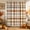 Brown, Beige, Cream, variant on Warm Brown Checked Shower Curtain, Waterproof Shower Curtains for Bathroom, Fall Farmhouse Buffalo Plaid Washable Fabric Bathtub Curtain Set Bath Decor with 12 Hooks Standard 72"x72"
