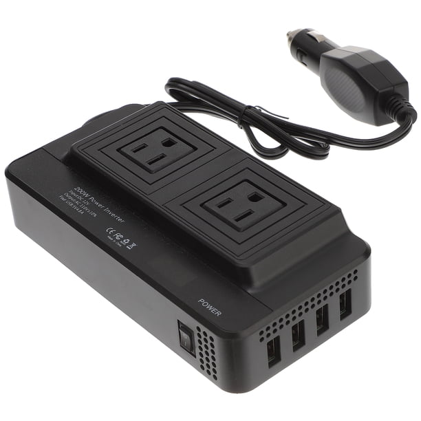 Inverter de alimentación del automóvil 12V a 110 V Socket de EE. UU. Adaptador de energía del inversor de alimentación del vehículo