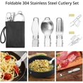 thumbnail image 4 of ERSHI-12pcs Camping Cooking Set, Non-Stick Camping Pots and Pans Set with Mini Stove Stainless Steel Utensils, Lightweight, for Camping, Backpacking, Outdoor Cooking, Camping Cookware for 1-2, 4 of 4
