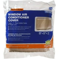 Frost King® AC11H Indoor Quilted 2-Piece Standard Air Conditioner Cover, 20" Wide x 28" Long, Beige