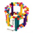 thumbnail image 2 of # Parrot Bird Toy Set with Ladder, Swing, Rainbow Bridge, and Dressage Dance Step, 2 of 5