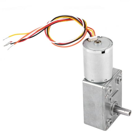 

DC 12/24V Brushless Worm Motor Speed Reduction Gear Motor 4~150Rpm(12V 6RPM)