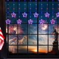 thumbnail image 7 of Red White Blue Star Lights,Five Pointed Star Flag String Lights Independence Day Star Shaped Decorative Lights for Decorations, 7 of 7