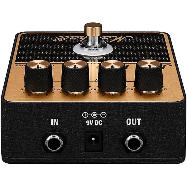 Marshall JCM800 Gain and Distortion Effects Pedal Black and Gold