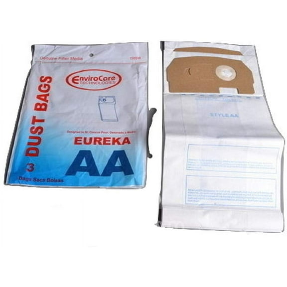 Replacement Part For Eureka Sanitaire Part For Micro Filter Upright Vacuum Cleaner Type AA Bags 3 Pk Part # 158SW
