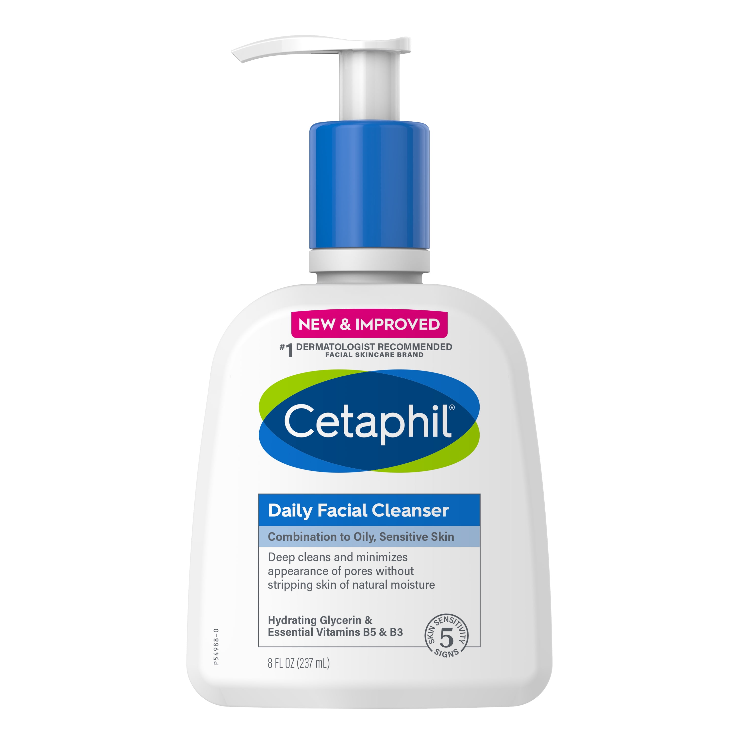 Cetaphil Daily Facial Cleanser, Face Wash for Sensitive, Combination to