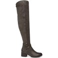 thumbnail image 2 of Naturalizer Womens Denny Leather Zip up Over-The-Knee Boots, 2 of 3