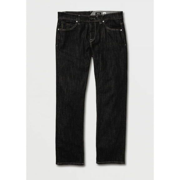 Volcom Youth Boys' Solver/Modern Tapered Jeans, Regular Rinse, 30 x 30