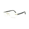 thumbnail image 2 of Porsche Design PRSH-OPTG-P8236-B-58 58-14-140 mm Rectangular Eyeglass Frames, Gold & Grey, 2 of 5