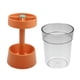 thumbnail image 5 of Soporte para Cepillos de Dientes con Tapa con 3 Ranuras PP para Baño 1Pz Naranja 8.66''x2.99'', 5 of 7