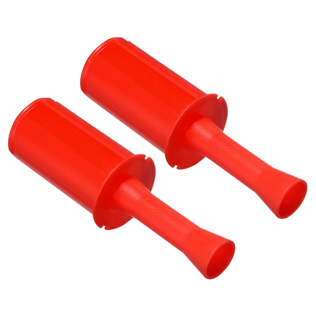 Unique Bargains Poignée de Rétractage de 10 Pouces, 2 Pcs Distributeur de Pellicule Extensible Distributeur de Film Extensible Petite Main pour Emballage de Meubles, Rouge