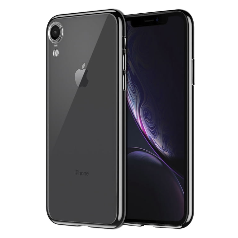 Apple - ★新品★未開封★iPhone XR Black 256gb ガラスフィルムケース iPhone XR Slim Transparent Case with TPU Frame for Apple iPhone XR