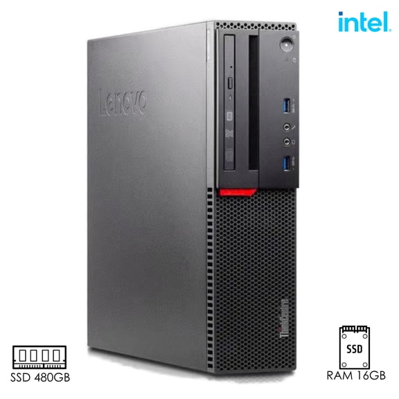 PC CPU Thinkcentre M900 Lenovo  Core i5 6ta gen RAM 16GB SSD 480GB reacondicionado