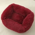 thumbnail image 3 of Calming Plush Dog Cat Bed Soft Fluffy Cuddler Pet Cushion Warming Puppy Bed Machine Washable, 3 of 9