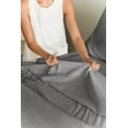 thumbnail image 5 of CGK Linens 4-Piece Ultra Soft & Comfy Hotel Luxury Sheet Set - California King Size Cooling Bed Sheet Fits 8"-16" Mattresses, Heathered Grey, 5 of 7