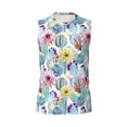 thumbnail image 6 of Lsque Cactus1 Print Men's Cotton Blend Sleeveless Muscle Shirts (S-3XL)- Moisture Wicking, Odor Protection, UPF 30+,Medium, 6 of 8
