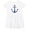 thumbnail image 3 of Inktastic Anchor Nautical Girls Toddler Dress, 3 of 5