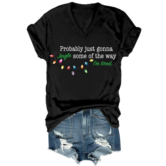 Probably Just Gonna Jingle Some Of The Way Shirt Funny Christmas Vibes Shirt
