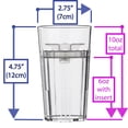 thumbnail image 4 of Copa de entrenamiento Reflo Smart Cup, transparente, 180 ml, paquete de 2 unidades, 6 m o más, 4 of 8
