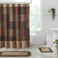 thumbnail image 2 of VHC Brands, Maisie Patchwork Shower Curtain, Tan, 72x72, 2 of 3