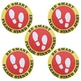 thumbnail image 2 of Safety Distance Sticker,5pcs / Bag Distance Warning Floor Sticker Floor Sticker Finest Materials, 2 of 9