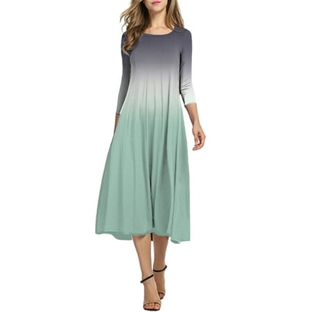 

Capreze Nightgowns for Womens Sleep Lounge Long Sleeve Tshirt Dress Loose Nightshirts Casual Swing Pajama Dress