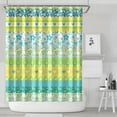 thumbnail image 2 of Waterproof Pioneer Pieced Patchwork Shower Curtain 72x84 Inch Bohemian Style Colorful Floral Polyester Unique Shower Curtain for Bathroom Hotel Home Decor with 12 Plastic Hooks, 2 of 5
