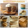 thumbnail image 6 of Uxcell 21.87 Yard Paper Weaving Cane 0.6" Wide 12-Ply Basket Making Supplies Light Brown, 6 of 7