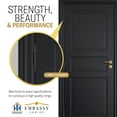 thumbnail image 3 of Embassy 4.5” x 4.5” Ball Bearing Door Hinge Heavy Duty Hinges Oil Rubbed Bronze with Urn Tips, 3 of 8
