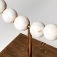 thumbnail image 5 of HomeRoots 392494 White Beaded Sculpture, 5 of 5