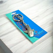 Big Blue by Roland Whale Shark Keychain, Shark Key Ring