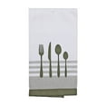 thumbnail image 1 of Ustensile Front Centred Tea Toil Olive Green - Ensemble De 6, 1 of 3
