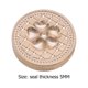 thumbnail image 4 of Cuadros Decorativos Cabezal de sello de sobre de alivio de cabeza de cobre en forma especial vintage para tarjeta de regalo (E), 4 of 7