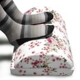 thumbnail image 3 of Floral Foot Rest, Vintage Style Blossoming Romantic Flower Arrangements Garden Art, Non-Slip Backing Adjustable Ergonomic Memory Foam Leg Support for Office, Dried Rose Green, by Ambesonne, 3 of 5