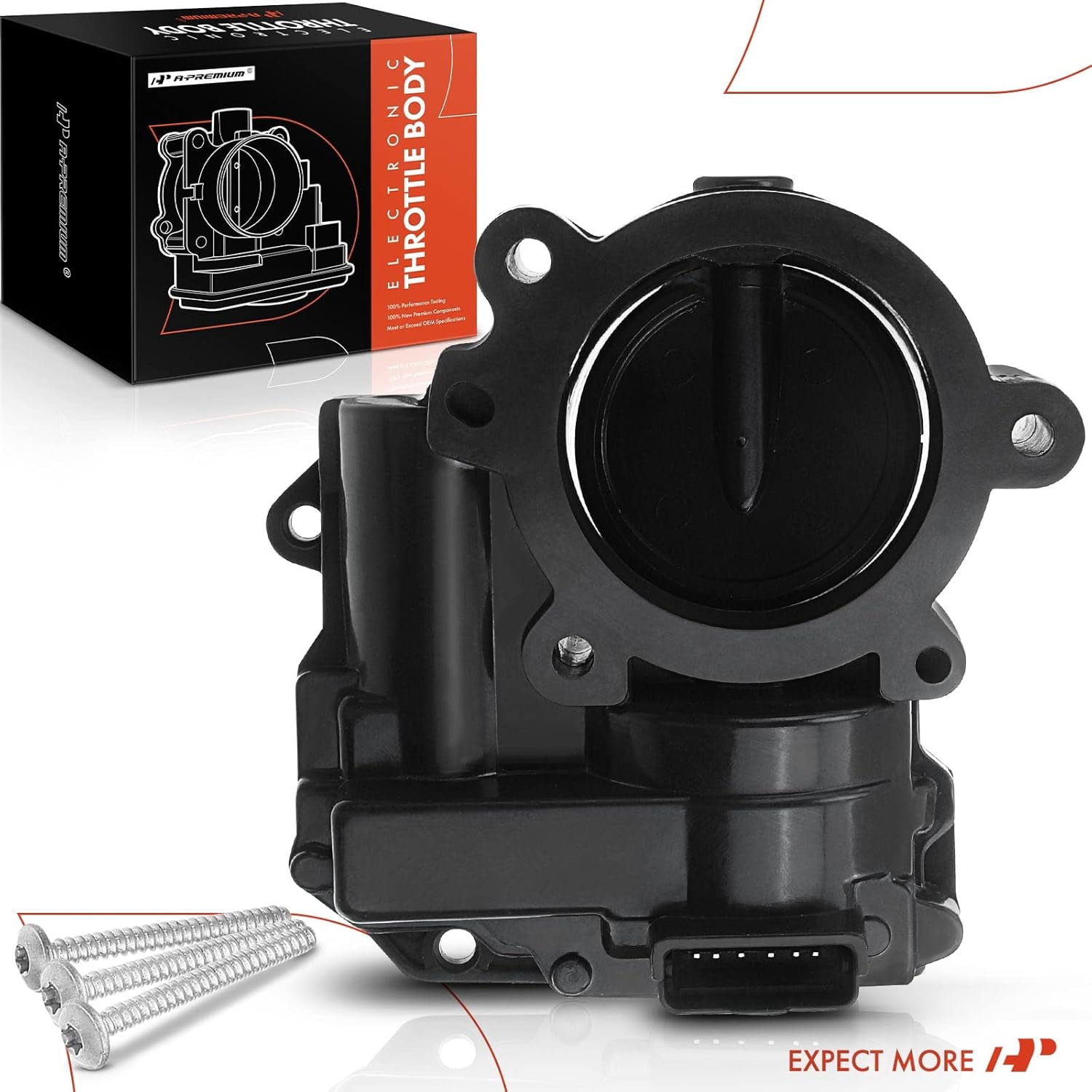 A-Premium Electronic Throttle Body Compatible with Mini Cooper 2007-2015, Cooper Countryman 2011-2016, Cooper Paceman 2013-2016, R52 R56 R57 R60 R61 1.6L {Turbocharged Only} Replace#13547528179