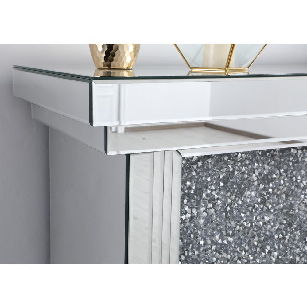 Elegant Decor Mirrored Fireplace Mantle - Thumbnail 5