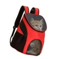 thumbnail image 4 of Pet Breathable Backpack Shockproof Foldable Cat Travel Carrier with Carry Handle for Pets Cats, 4 of 5