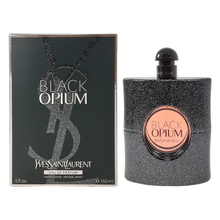 YVES SAINT LAURENT BLACK OPIUM 香水 YSL Black Opium EDP Spray for Ladies, 5 oz Perfume - Walmart.com