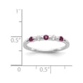 thumbnail image 3 of Designer 14K White Gold Diamond With Ruby Band Made In India -Jewelry By Sweet Pea Creations, 3 of 3