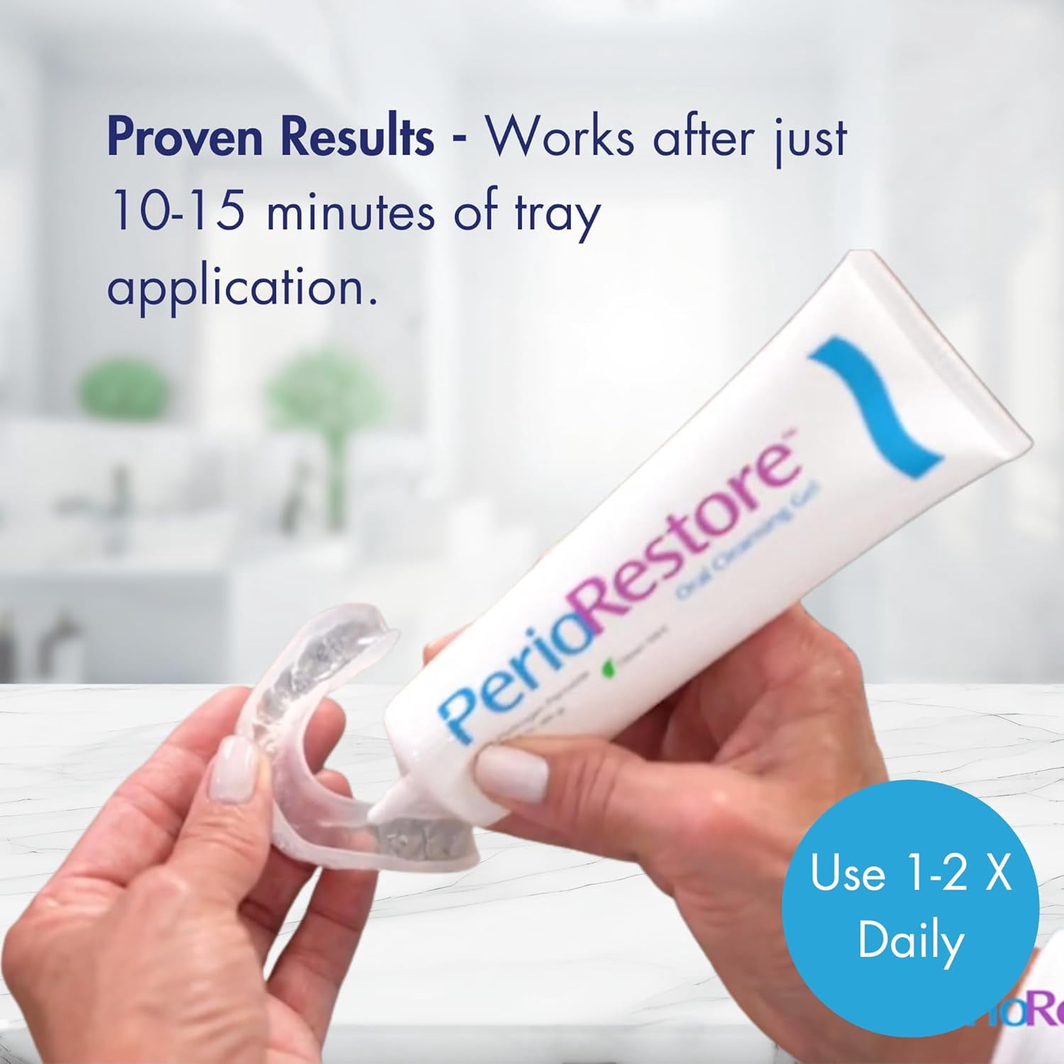 Perio Restore Mint Hydrogen Peroxide Oral Gel, 3 oz Tube
