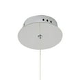 thumbnail image 3 of Bethel International LED Single Pendant Lighting Chrome Metal & Crystal, 3 of 5