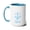 Light Blue, variant on Libra Justice Zodiac Sign October Birthday Teacup Hot Coffee Mug 15oz