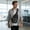 Grey_New#2019, variant on Men’s Crossbody Chest Bag for Travel and Work, Lightweight Nylon Sling Bag with Multi Layer Pockets and Headphone Port, Small Business Commuter Shoulder Bag