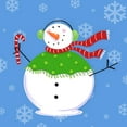 thumbnail image 2 of Mosher, Deidre 15x15 White Modern Wood Framed Museum Art Print Titled - Silly Snowman Christmas I, 2 of 4