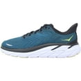 thumbnail image 2 of Hoka One One Clifton 8 Mens Shoes Size 8, Color: Blue Coral/Butterfly, 2 of 4