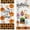 B, variant on Pumpkin Candle,Fall & Halloween Themed Absorbent Towel Set with Pumpkin, Ghost & Plaid Patterns, Multi - Design Options & Soft Fabric, Kitchen & Bathroom Decor Essential