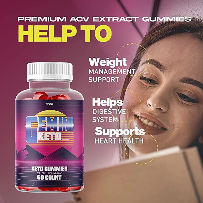 (Official) Gemini Keto Gummies, Advanced Formula, 1 Bottle Package, 30 ...