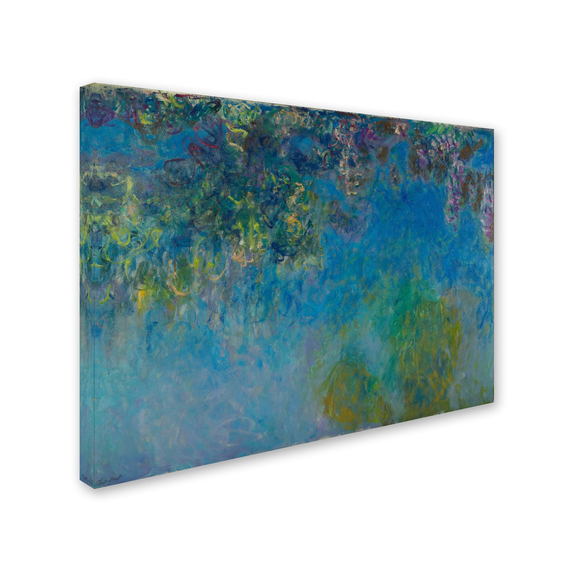 Monet 'Wisteria' Canvas Art